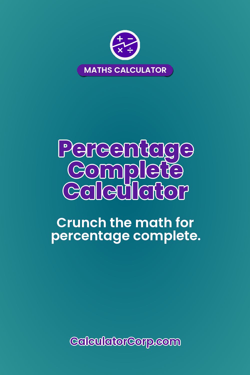 Percentage Complete Calculator