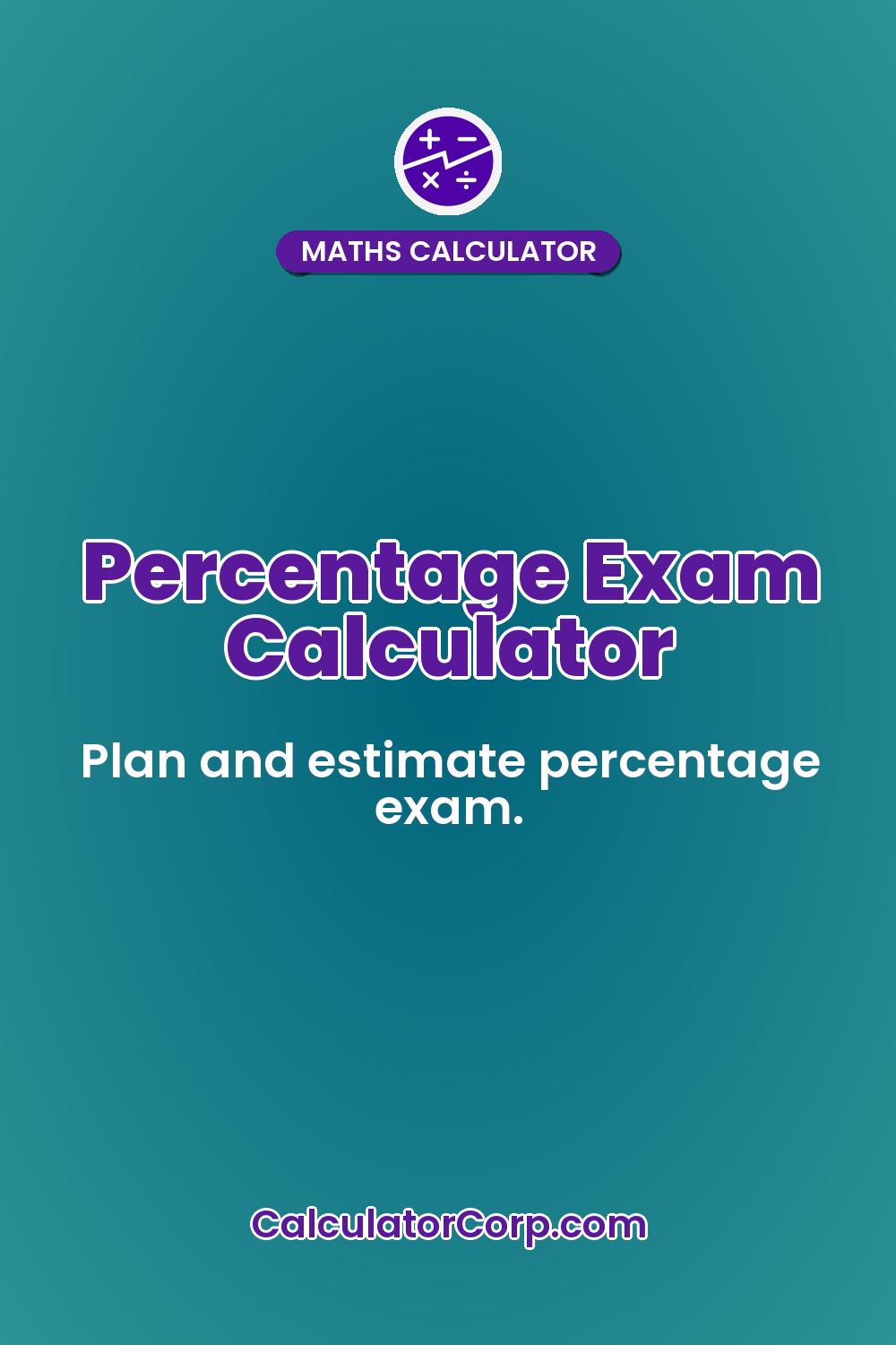 Percentage Exam Calculator