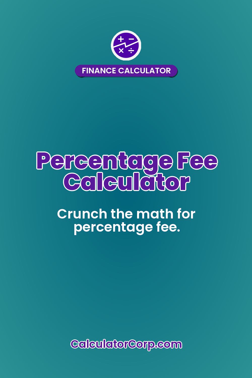 Percentage Fee Calculator